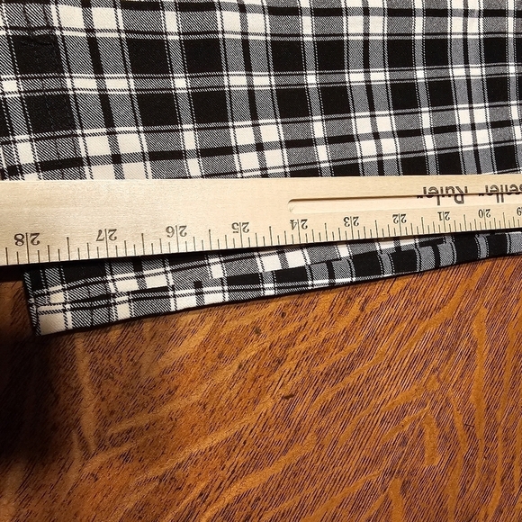 Zara Black and Cream Hi Rise Legging Women's Size Medium NWT - Picture 8 of 11